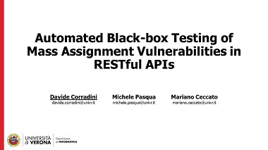 Automated Black-box Testing of Mass Assignment Vulnerabilities in RESTful APIs