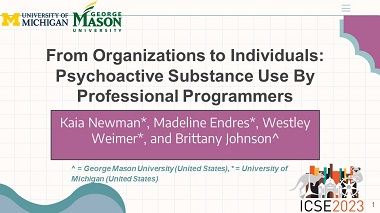 From Organizations to Individuals: Psychoactive Substance Use By Professional Programmers