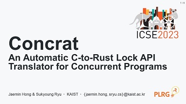Concrat: An Automatic C-to-Rust Lock API Translator for Concurrent  Programs