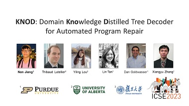 KNOD: Domain Knowledge Distilled Tree Decoder for Automated   Program Repair