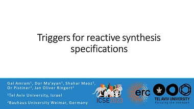 Triggers for Reactive Synthesis Specifications