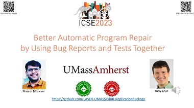 Better Automatic Program Repair by Using Bug Reports and Tests Together