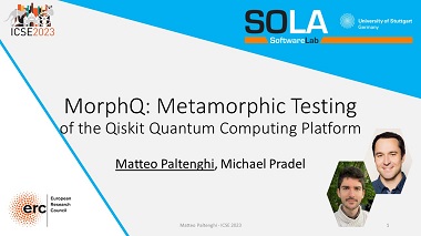 MorphQ: Metamorphic Testing of the Qiskit Quantum Computing Platform