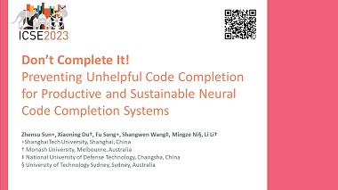 Don't Complete It! Preventing Unhelpful Code Completion for Productive and Sustainable Neural Code Completion Systems