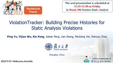 ViolationTracker: Building Precise Histories for Static Analysis Violations